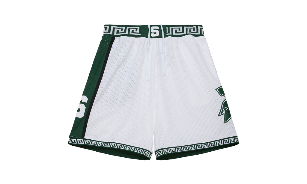 Mitchell & Ness Shorts "NCAA Mich State 1999" ASHR7829 MSU99PPPWHIT