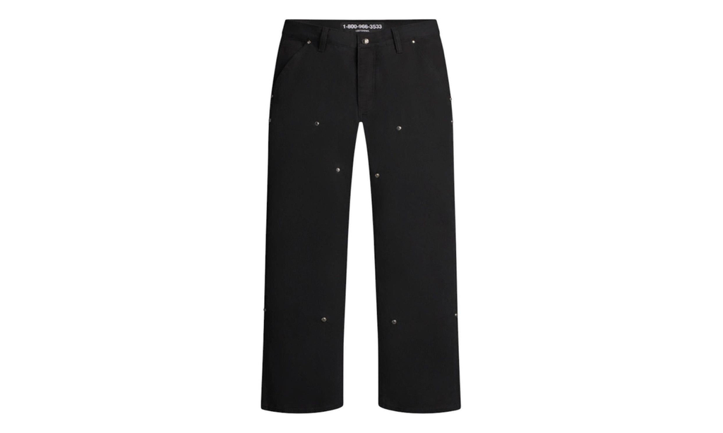 Lostshdws Detached Double Knee Pants "Black" 10062672