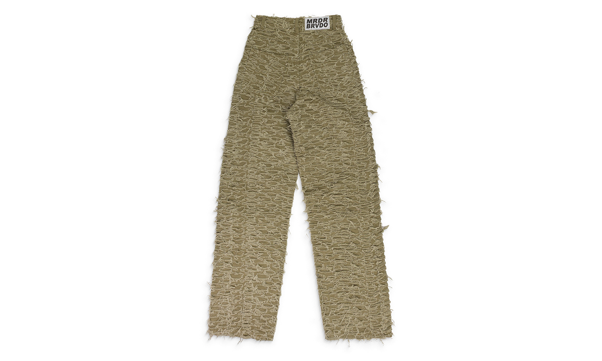 Who Decides War HUSK WIDE LEG PANTS "TAN" 1120750022SS24