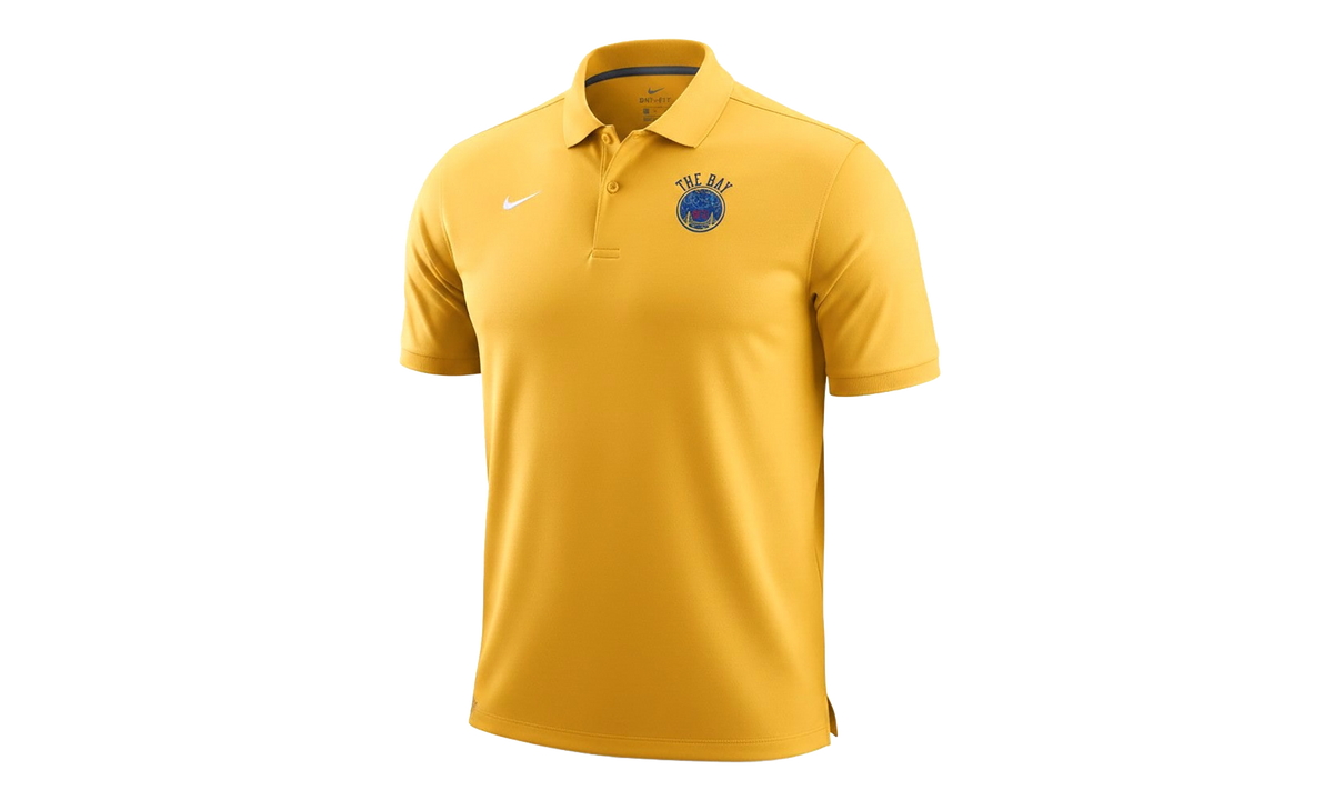 Nike NBA Golden State Warriors CNY Varsity Performance Polo "Gold" M51300 GOLD