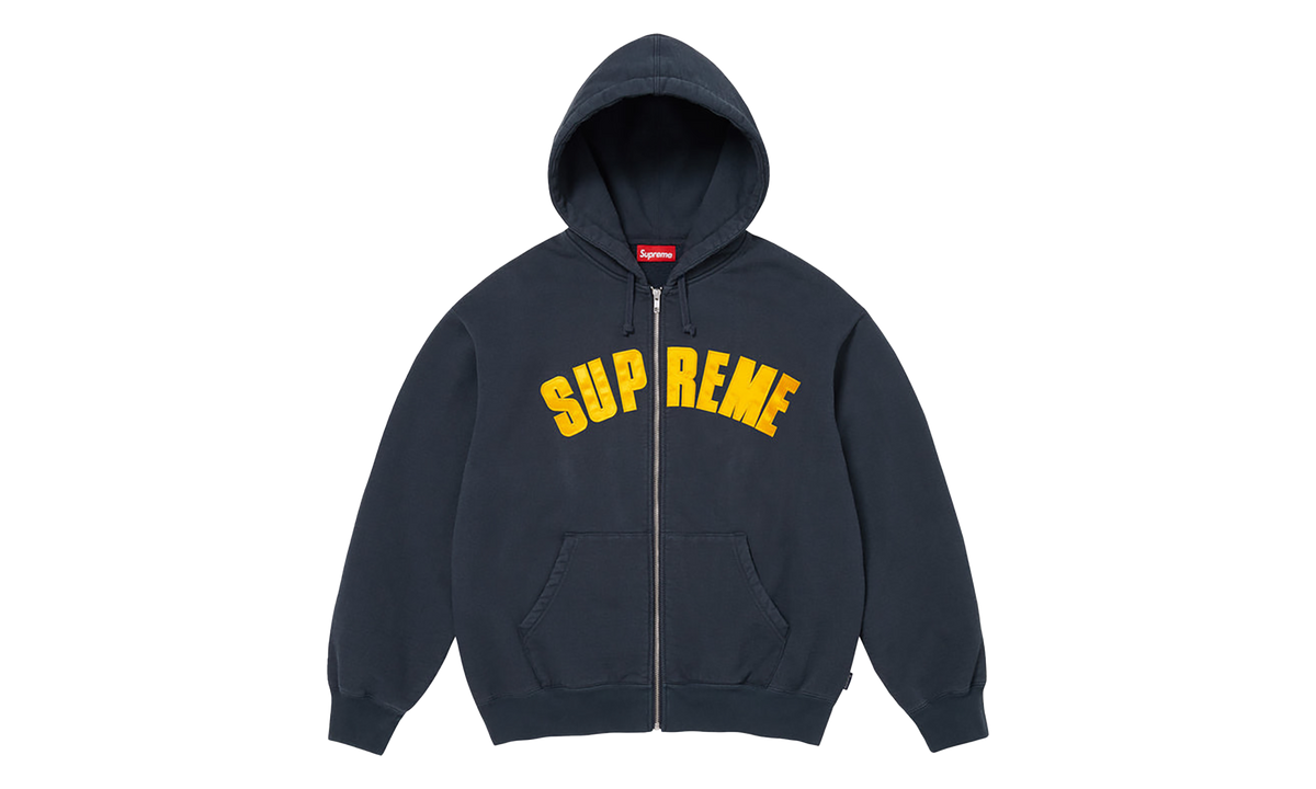 SUPREME Larry Clark Zip Up Hooded Sweatshirt "FW26 - Navy" SU28459