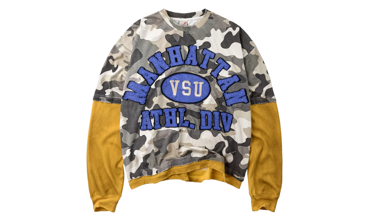 VALE Manhattan VSU Long Sleeve Tee "Snow Camo / Mustard Yellow" VAL390