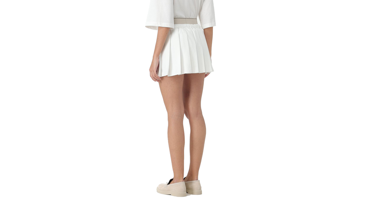 Brunello Cucinelli Pleated Skirt WMNS "Bianco Naturale" BRUN1469