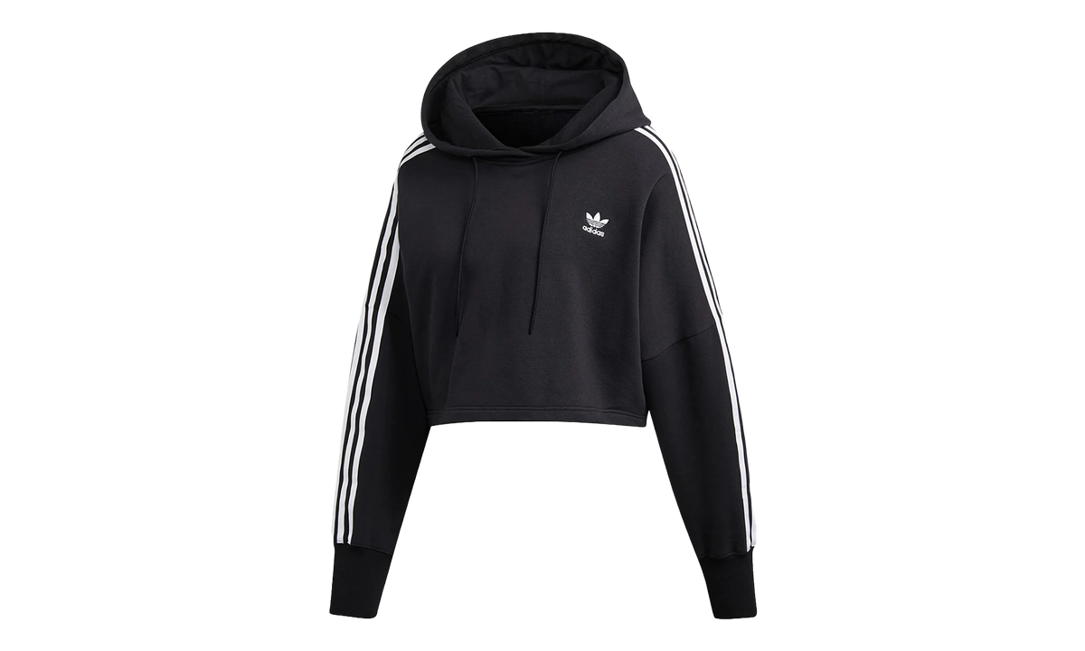 Adidas Originals Adicolor Classics Crop Hoodie WMNS "Black" ED7554