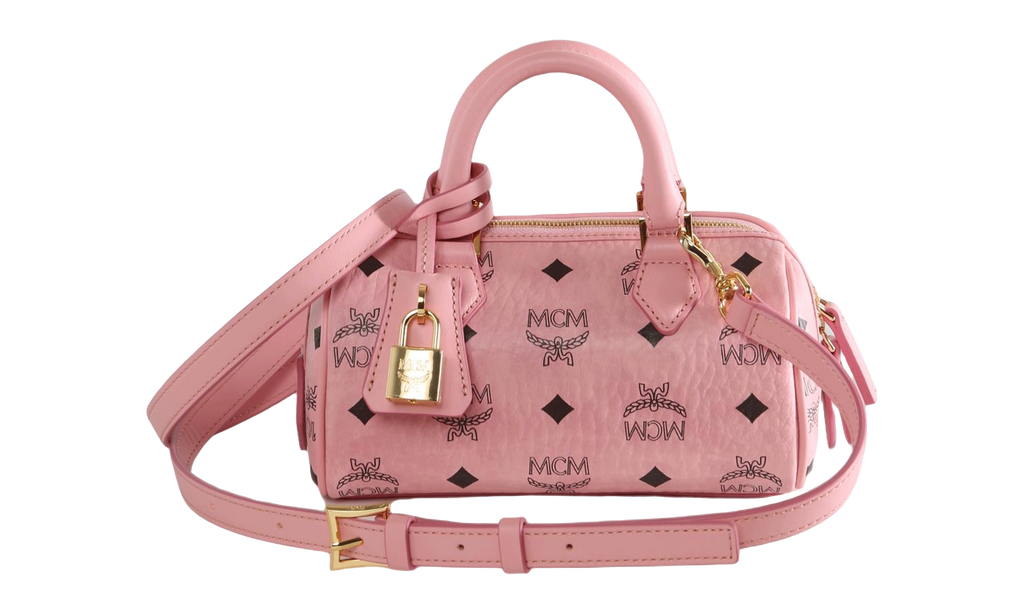Mcm Ella VI Mini Boston bags "Soft Pink" MWBESEA01 SOFT PINK