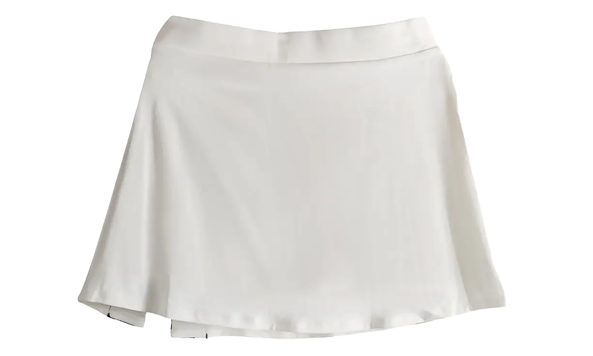 Malbon Golf Baseline Skirt WMNS "White" MW 0088 WHT NVY