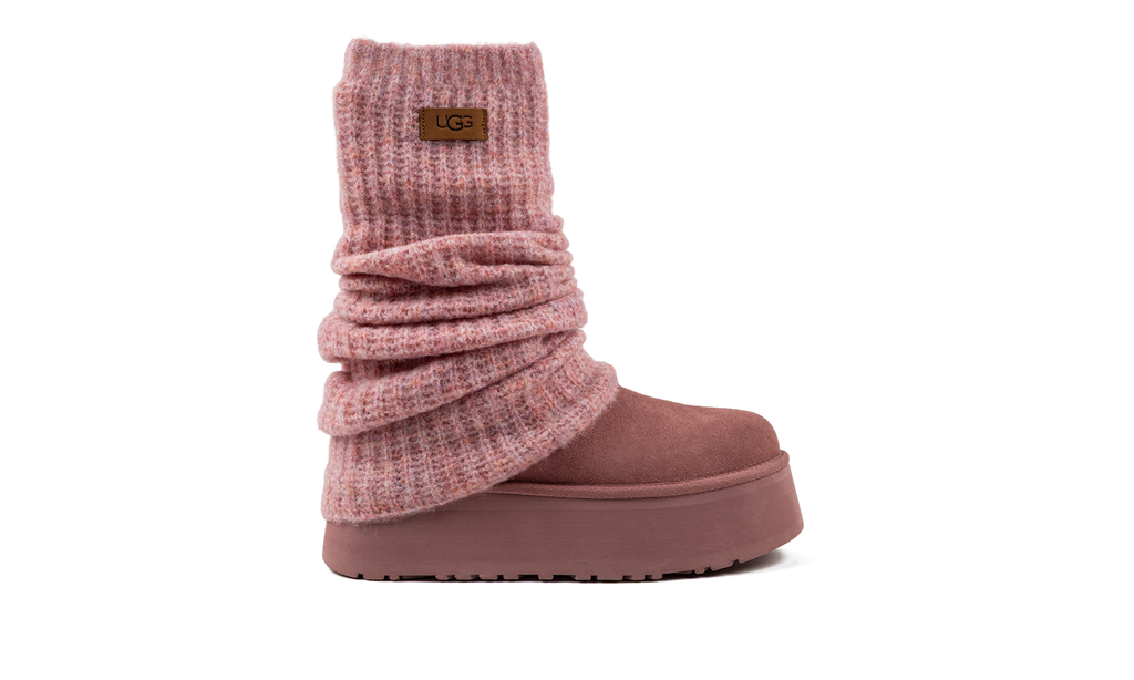 Ugg Classic Mini Dipper Legwarmer Boot WMNS "Pink Dawn" 1178990 PDW