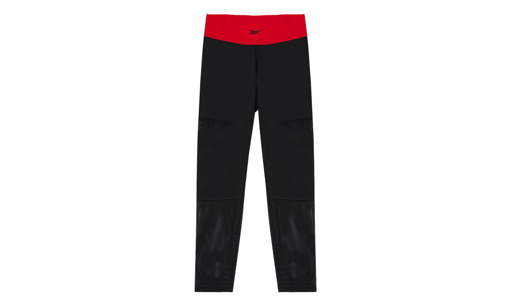 Reebok Cardi B Tights WMNS "Black / Red (Plus Size)" H48411