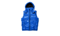 Purple Brand NYLON PUFFER VEST "Blue" P623 PBLV423