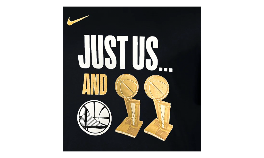 Nike NBA Golden State Warriors Dri-Fit Cotton SS Tee "Black" M11595 BLK