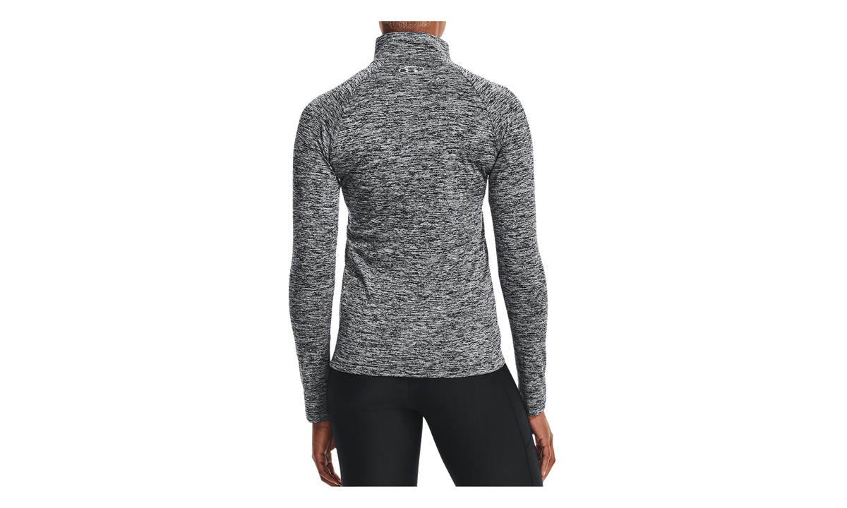 Under Armour Tech Twist Zip Pullover WMNS "Black / Metallic Silver" 1320128 001