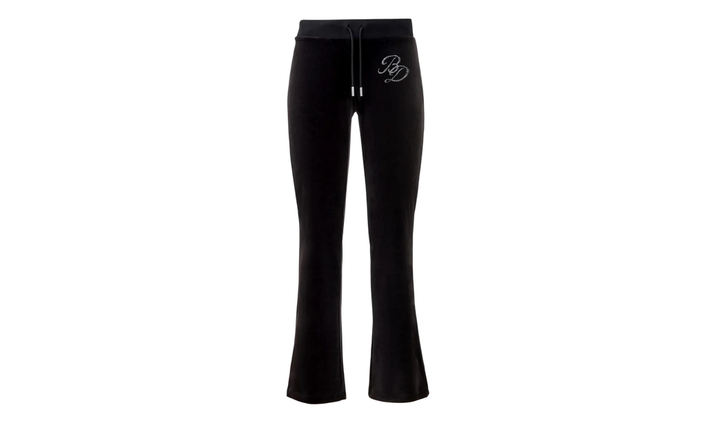 Bottega Desires Studded Velour Sweatpants WMNS "Black" BD043