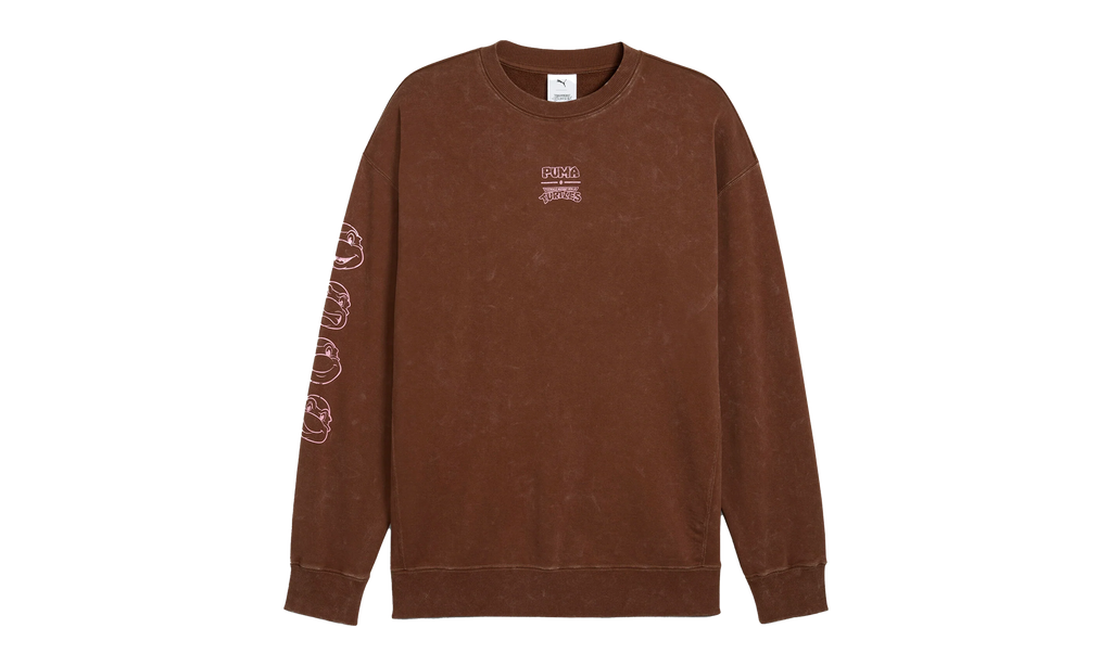 Puma RELAXED GRAPHIC CREW TR "TMNT- Brown" 630100 65