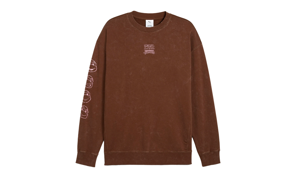 Puma RELAXED GRAPHIC CREW TR "TMNT- Brown" 630100 65