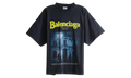 Balenciaga Oversized Graphic Print T-Shirt WMNS "Purple" 871733TUVO61041