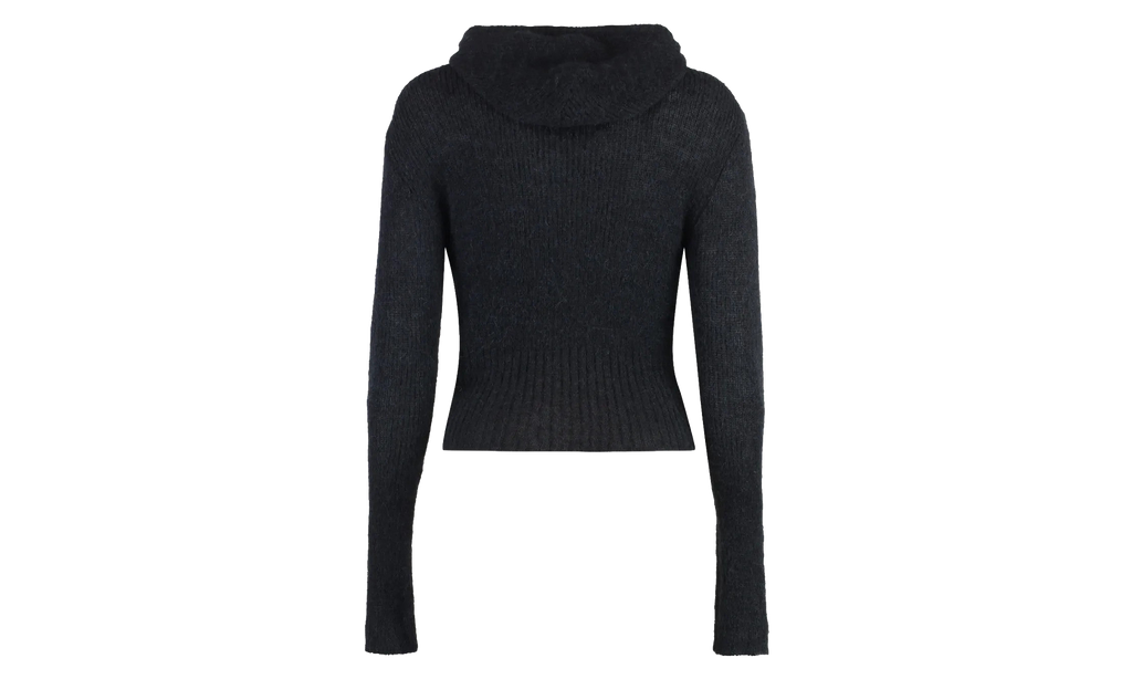Our Legacy Compact Hoodie WMNS "Black Fuzzy Alpaca" W4243CB