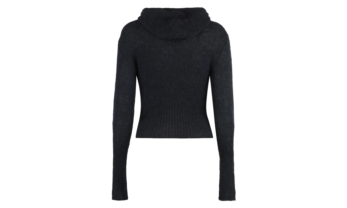 Our Legacy Compact Hoodie WMNS "Black Fuzzy Alpaca" W4243CB