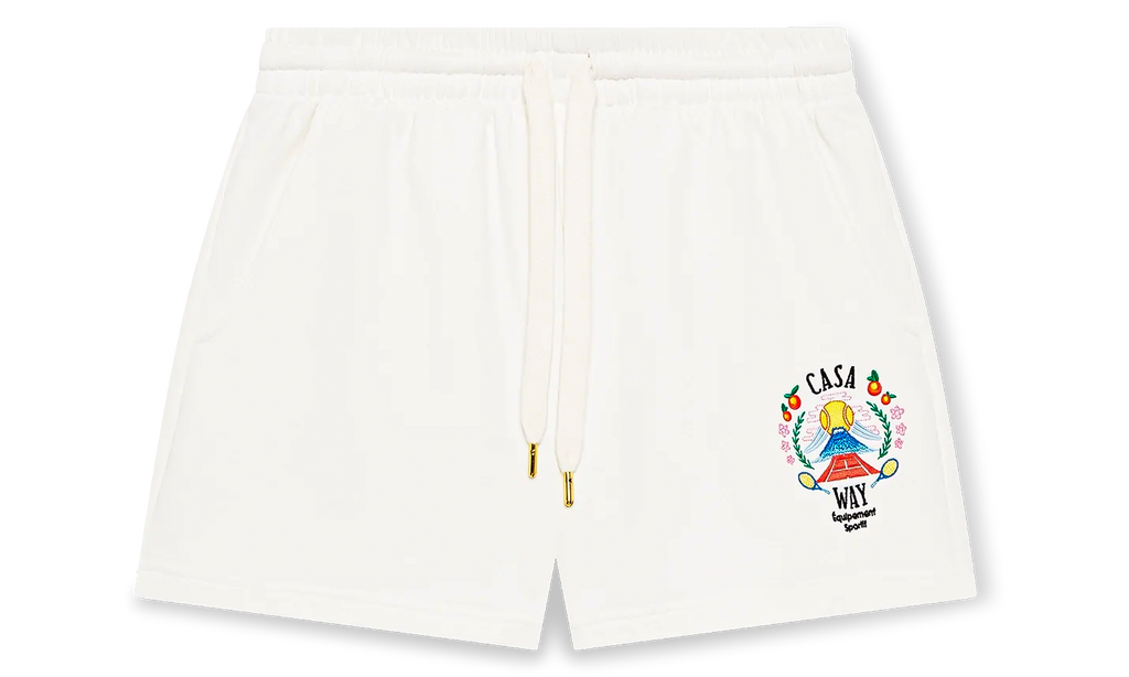 Casablanca Casa Way Mountain Sweatshorts WMNS "White" WPF25 JTR 186 02