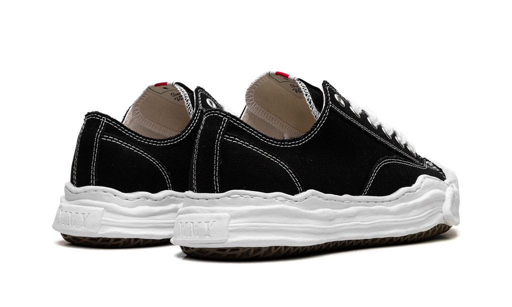 Maison Mihara Yasuhiro Hank OG Sole Canvas Low "Black / White" A05FW702 BLK