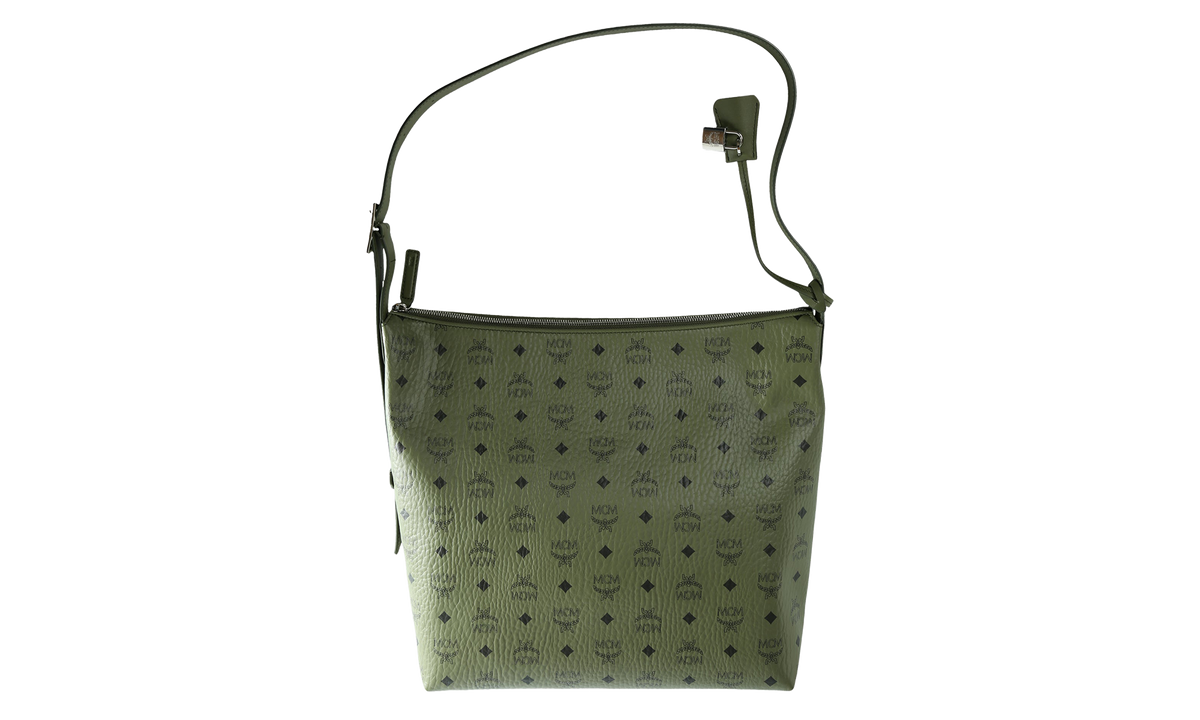 Mcm Aren VI Large Hobo bag "Khaki Moss" MWHESTA02 KHAKI MOSS