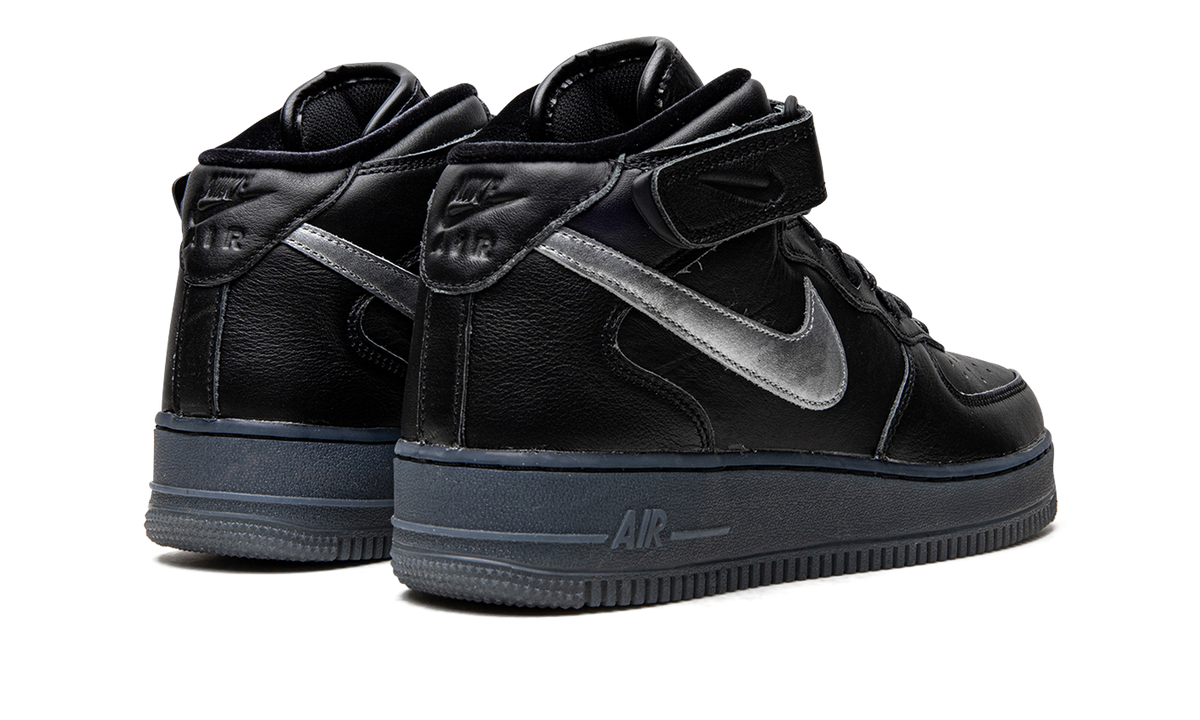 Nike Air Force 1 Mid "Black / Metallic Silver" DX3061 001