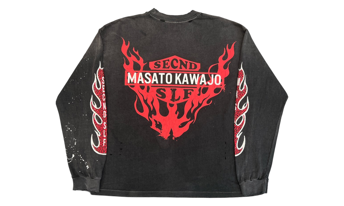 SECND SLF Firestorm Vintage LS x Masato Kawajo "Black" MSTOLS-BLK