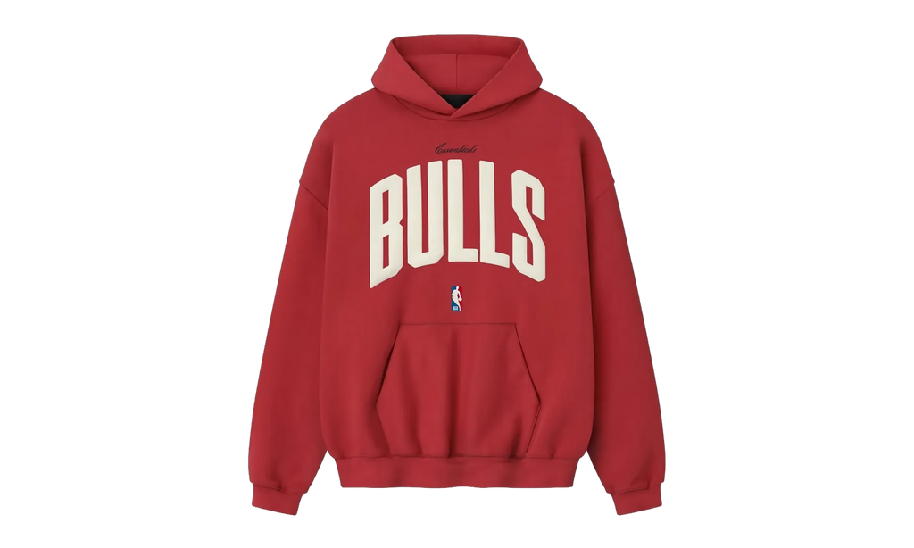 Fear of God Essentials Essentials Bulls 90s Hoodie "Red" 192NB256906F