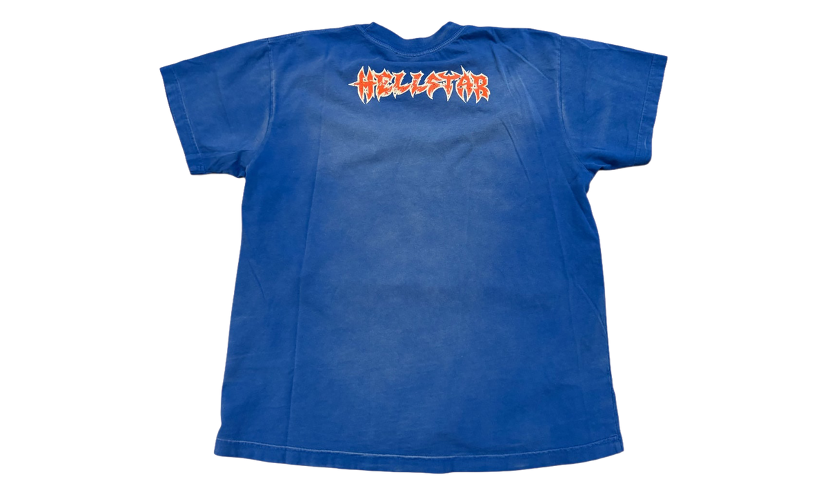 Hellstar Metal Logo T-Shirt "Blue" HSR257