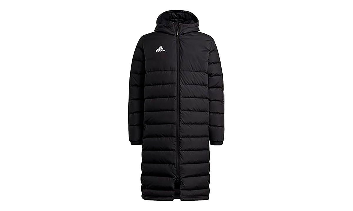 Adidas TIRO 21 LONG DOWN COAT JACKET "Black/White" GM5245