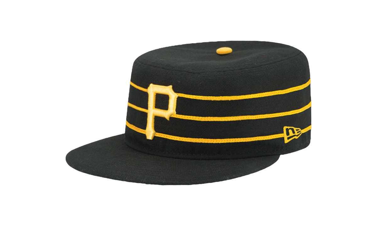New Era 59FIFTY Pittsburgh Pirates Alternate 2 Team Authentic Collection On-Field Fitted Hat "Black / Gold" NE627