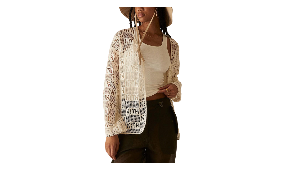 Jace Logo Lace Baseball Shirt WMNS "Beige" KITH197