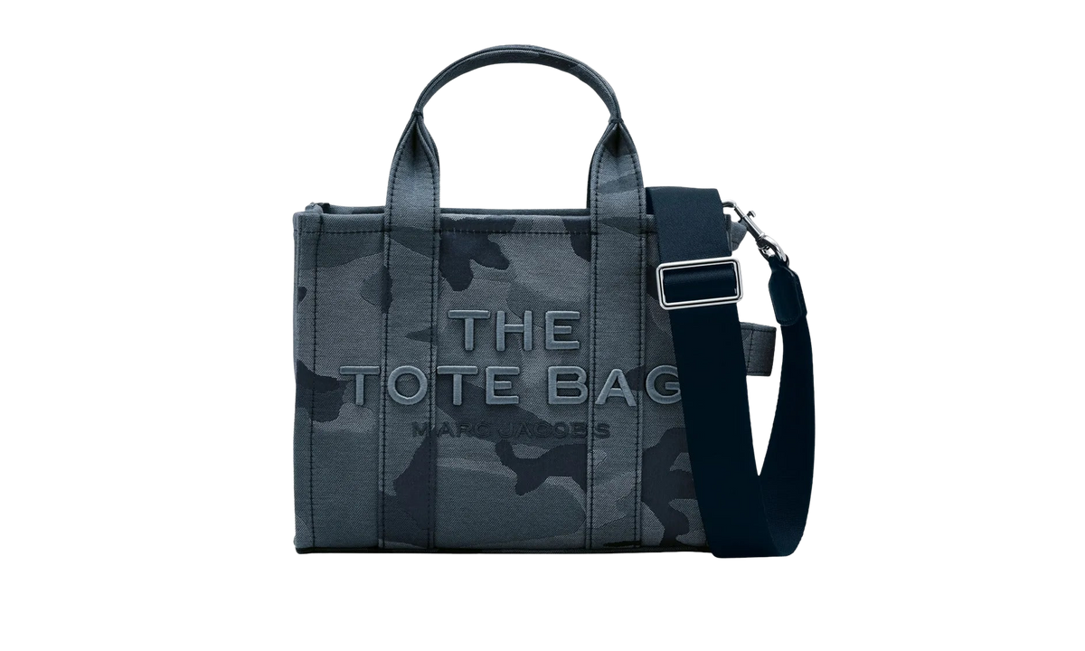Marc Jacobs The Small Camo Jacquard Tote Bag "Blue Multicolor" 2S4HTT003H03 401