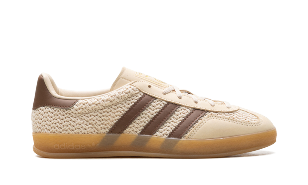 Adidas Gazelle Indoor "Cream/Brown Knit" JS1418