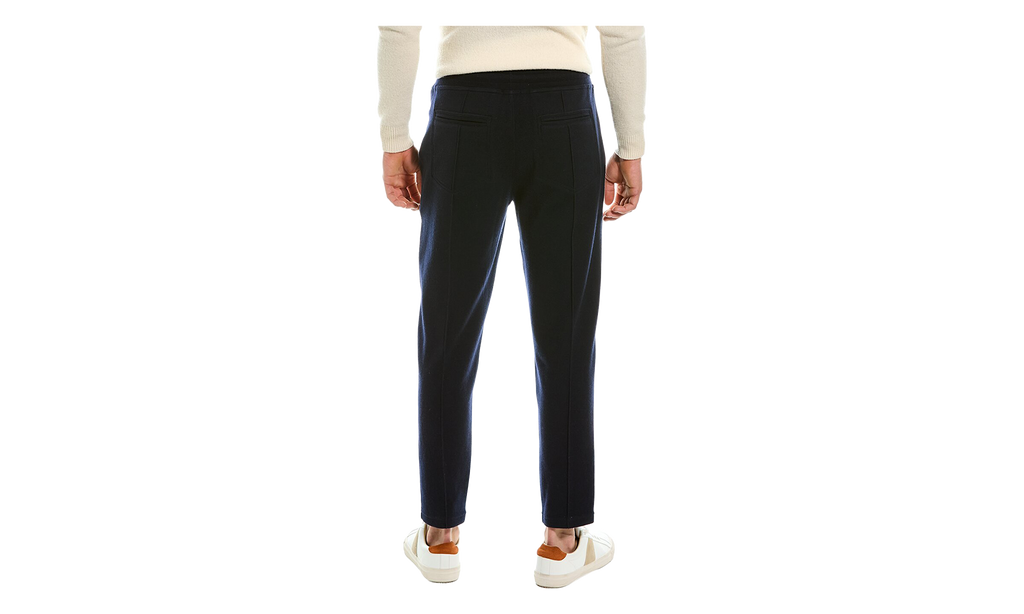 BRUNELLO CUCINELLI Drawstring Tailored Trousers "Navy" BRUN437