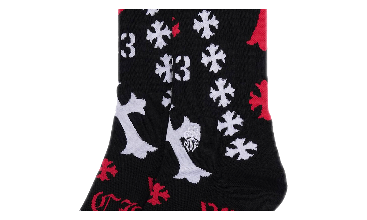 Chrome Hearts Stencil Socks "Black" CHRM1134