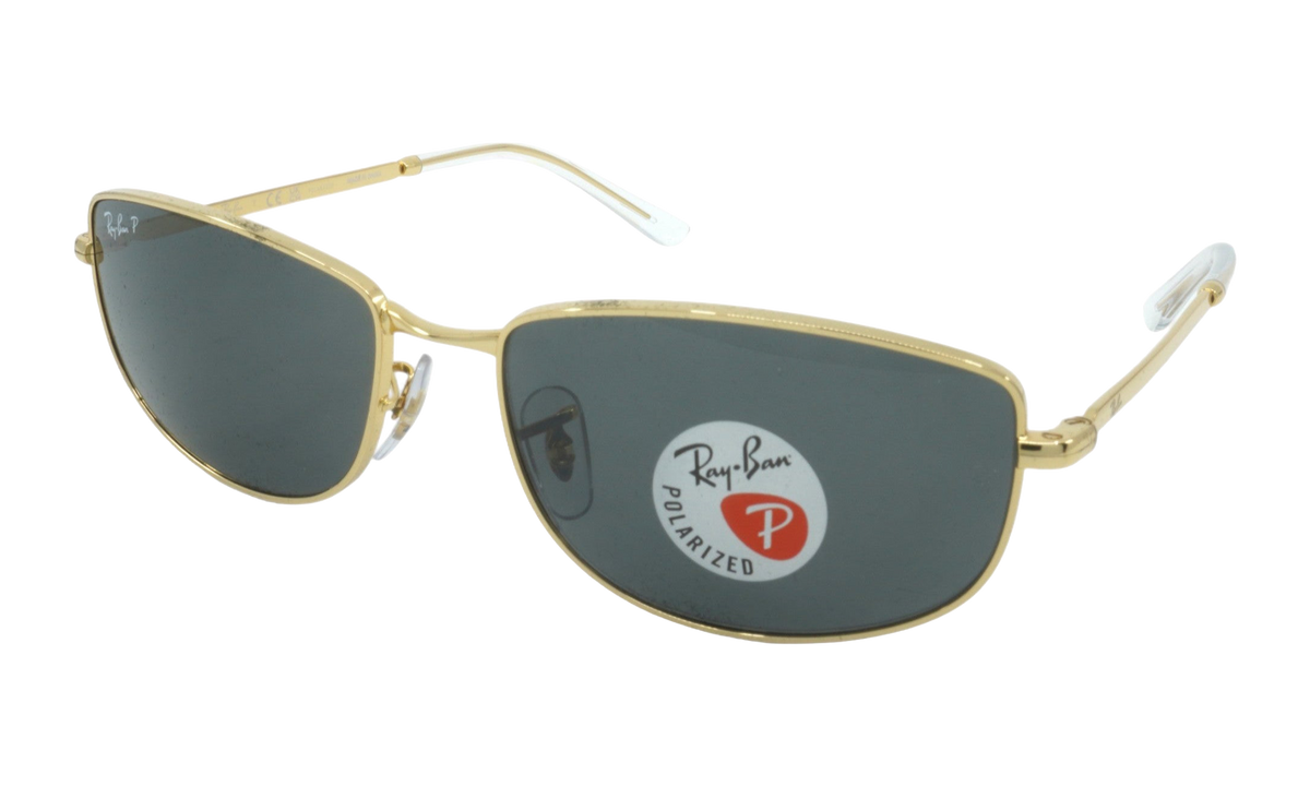 Rayban Irregular Polarized Sunglasses "Arista" RB3732-001-48_59