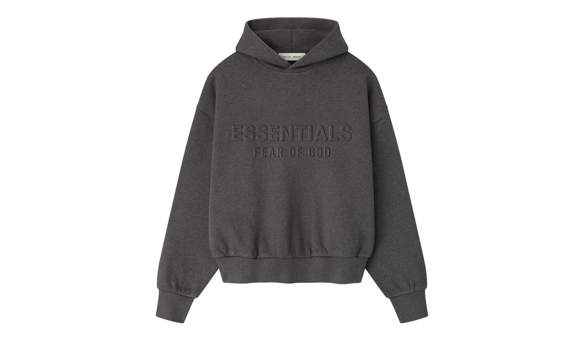 Fear of God Essentials CLASSIC HOODIE "CHARCOAL HEATHER" 192HO256211F