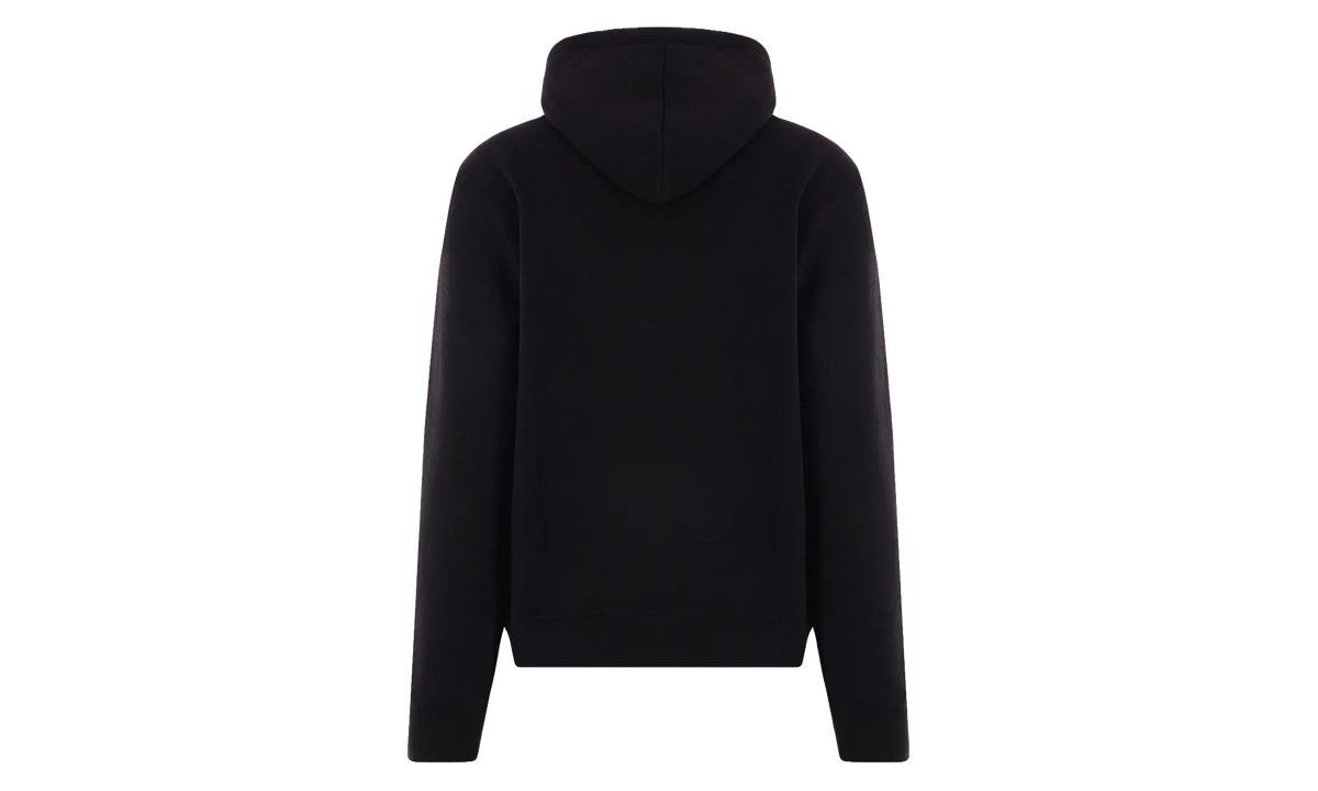 Amiri Embroidered Dragon Logo Hoodie "Black / White" AMJYHD1004 001