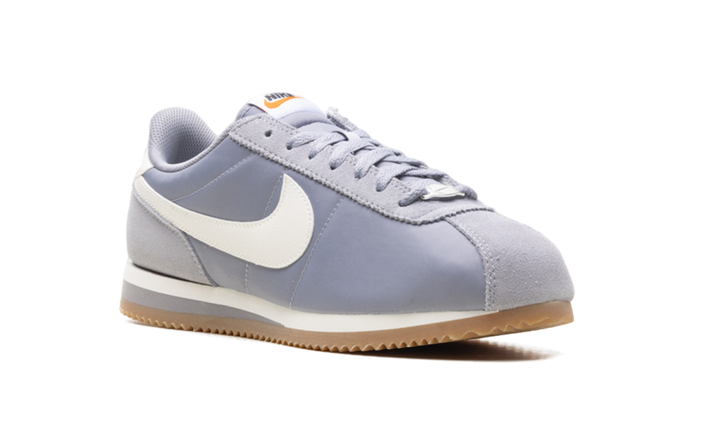 Nike Cortez Textile WMNS "Cement Grey Gum Light Brown Safety Orange Sail" DZ2795 005