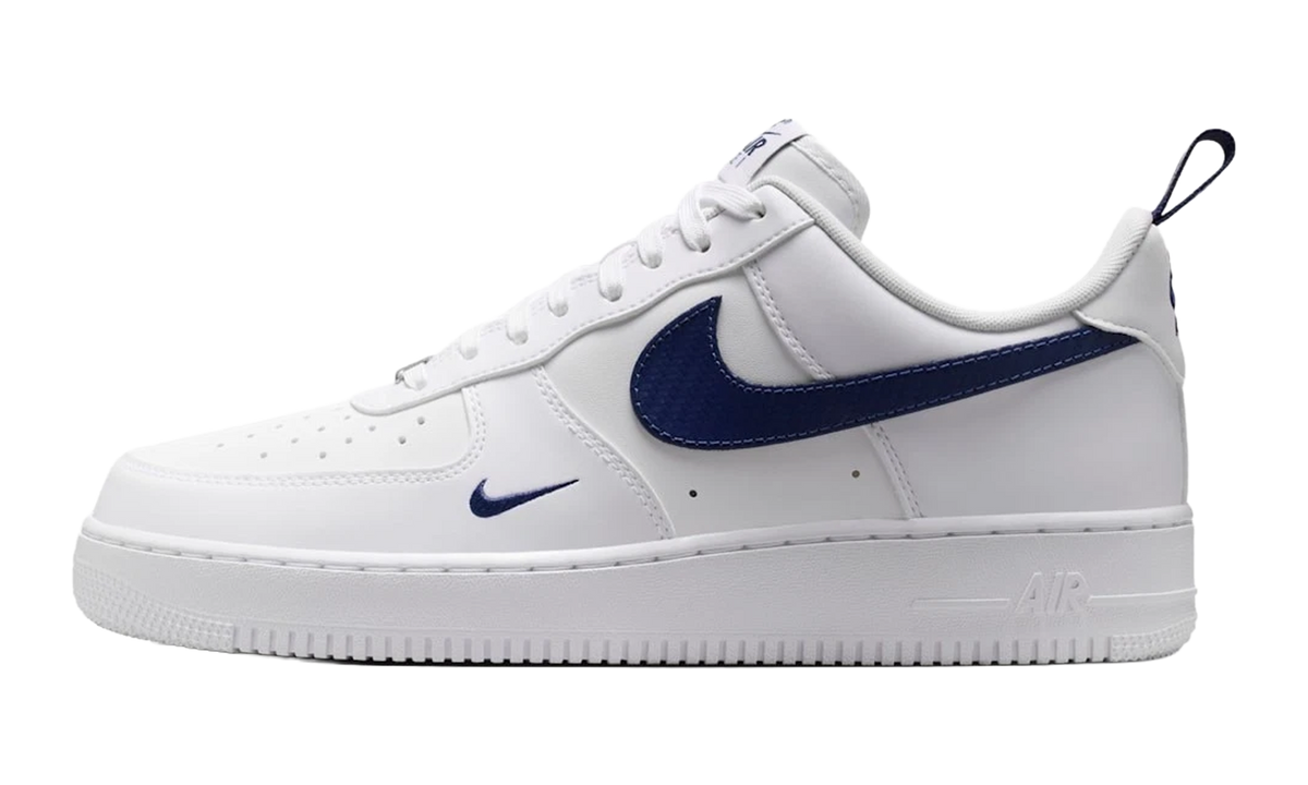 Nike Air Force 1 Low '07 LV8 "Carbon Fiber Swoosh White Midnight Navy" IR5599 100