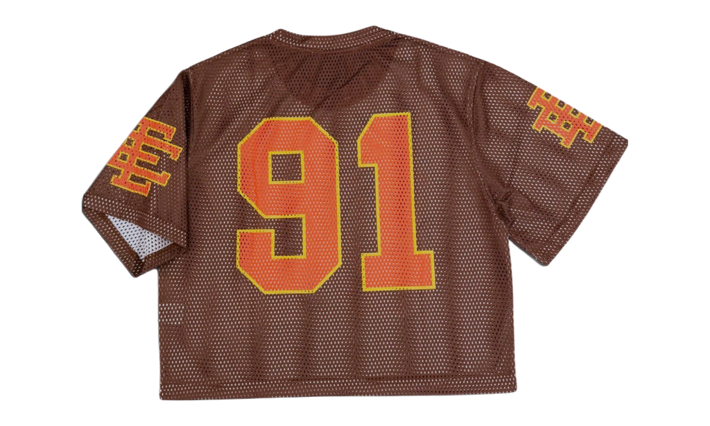 Eric Emanuel EE Cropped Mesh Jersey "Brown / Orange" EE924