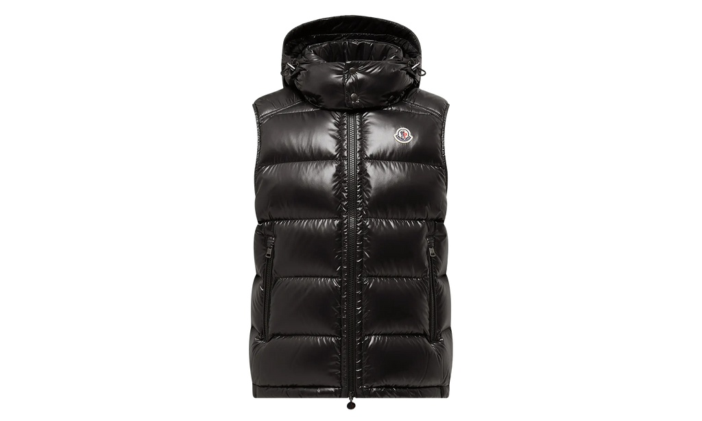 MONCLER Bormes Hooded Down Gilet "Black" MON135