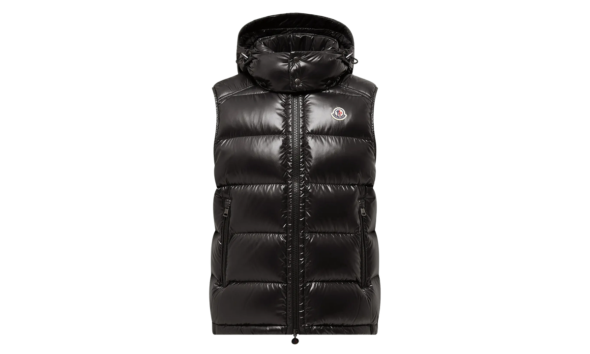MONCLER Bormes Hooded Down Gilet "Black" MON135