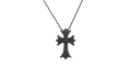 Chrome Hearts Silicone 30" Necklace "Black Glitter" CHRM0469