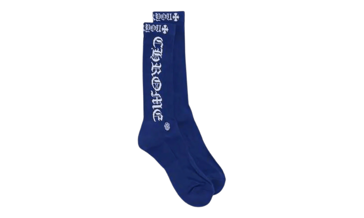 Chrome Hearts Logo Socks (1 set) "Blue" CHRM0929