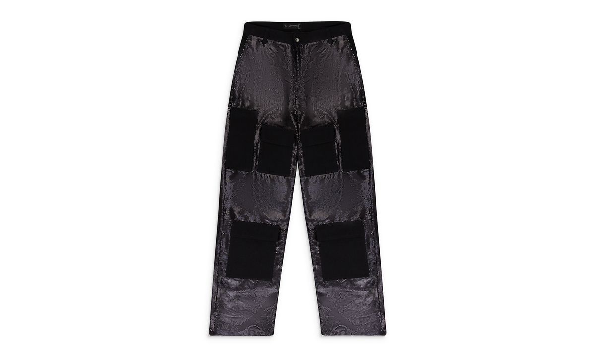 Who Decides War SEQUIN POCKET TROUSERS "BLACK" 1120940002SS24