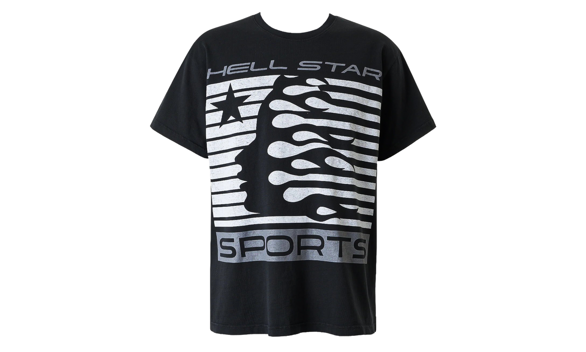 Hellstar Flame Tribal Motion T-Shirt (SS26) "Black" HSR351