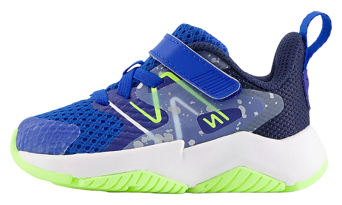 NEW BALANCE Rave Run v2 Bungee Lace with Top Strap TD "Team Royal Paint Splatter" ITRAVRB2 W