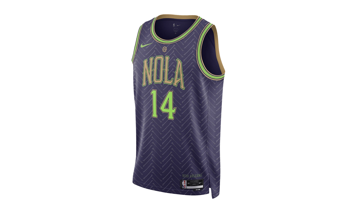 Nike NBA NEW ORLEANS PELICANS 24/25 CITY EDITION '14 INGRAM' SWINGMAN JERSEY "Purple" FQ4351 538