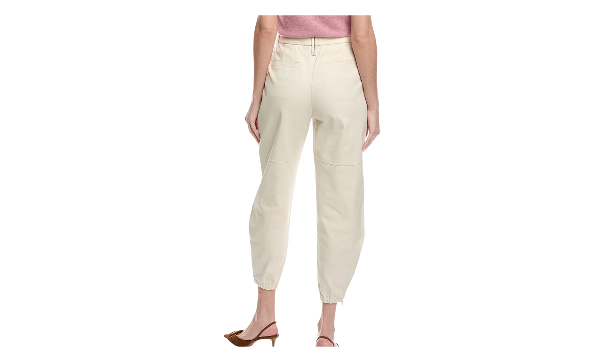 BRUNELLO CUCINELLI Tapered Trousers With Pleats WMNS "Cream" BRUN257